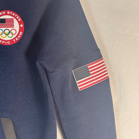 Nike TECH FLEECE TEAM USA OLYMPIC Crew YOUTH SIZE Large L Sweater Jacket 2016 - Picture 3 of 8